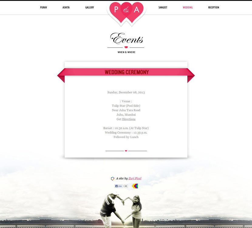 Screenshot Purav & Ashita 02